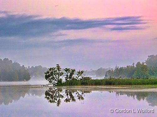 Misty Rideau Canal At Dawn_DSCF04637-8.jpg - Photographed along the Rideau Canal Waterway near Smiths Falls, Ontario, Canada.